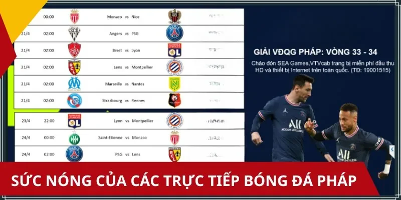 Lý do trực tiếp bóng đá Pháp thu hút